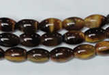 CTE159 15.5 inches 10*14mm rice yellow tiger eye gemstone beads