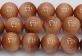 CTE1652 15.5 inches 8mm round sun orange tiger eye beads