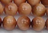 CTE1655 15.5 inches 14mm round sun orange tiger eye beads