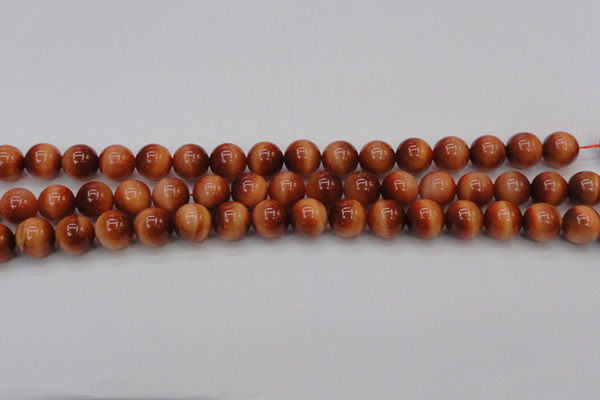 CTE1663 15.5 inches 10mm round sun orange tiger eye beads