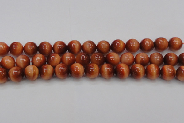 CTE1666 15.5 inches 16mm round sun orange tiger eye beads