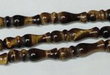 CTE168 15.5 inches 6*28mm yellow tiger eye gemstone beads