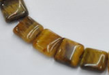 CTE17 15.5 inch 12*12mm square yellow tiger eye beads Wholesale