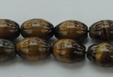 CTE1700 15.5 inches 10*14mm rice yellow tiger eye beads