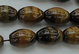 CTE1702 15.5 inches 13*18mm rice yellow tiger eye beads