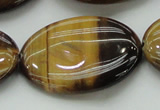 CTE1721 15.5 inches 30*40mm oval yellow tiger eye beads wholesale