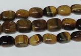 CTE173 15.5 inches 6*9mm nuggets yellow tiger eye gemstone beads