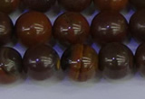 CTE1784 15.5 inches 12mm round yellow iron tiger beads wholesale