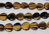 CTE179 15.5 inches 10*10mm heart yellow tiger eye gemstone beads