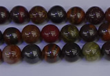 CTE1790 15.5 inches 4mm round red iron tiger beads wholesale