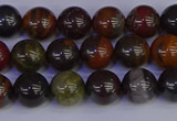 CTE1791 15.5 inches 6mm round red iron tiger beads wholesale