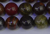 CTE1794 15.5 inches 12mm round red iron tiger beads wholesale