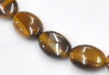 CTE18 15.5 inches 8*10mm oval yellow tiger eye beads Wholesale