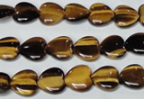 CTE180 15.5 inches 12*12mm heart yellow tiger eye gemstone beads