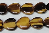 CTE184 15.5 inches 20*20mm heart yellow tiger eye gemstone beads