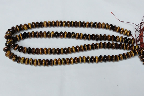 CTE194 15.5 inches 5*8mm rondelle yellow tiger eye gemstone beads