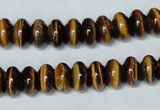 CTE195 15.5 inches 6*10mm rondelle yellow tiger eye gemstone beads