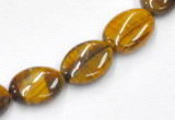 CTE20 15.5 inches oval 13*18mm yellow tiger eye beads Wholesale