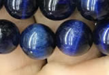 CTE2038 15.5 inches 10mm round blue tiger eye beads wholesale