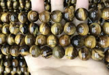 CTE2151 15.5 inches 14mm round yellow tiger eye beads wholesale