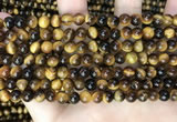 CTE2158 15.5 inches 6mm round yellow tiger eye gemstone beads