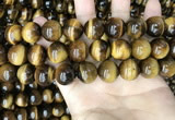 CTE2163 15.5 inches 16mm round yellow tiger eye gemstone beads