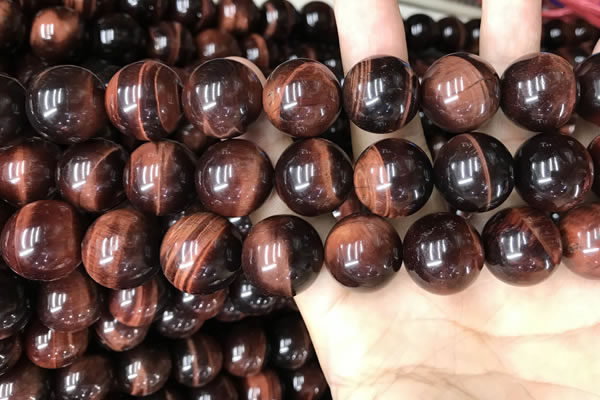 CTE2176 15.5 inches 20mm round red tiger eye beads wholesale