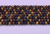 CTE2219 15.5 inches 6mm round colorful tiger eye gemstone beads