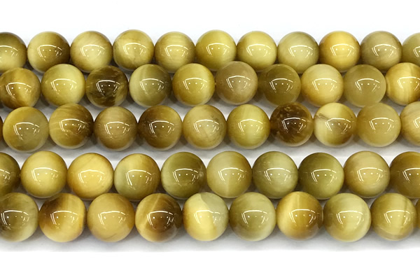 CTE2385 15 inches 12mm round golden tiger eye beads