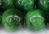 CTE2407 15 inches 12mm round green tiger eye beads