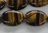 CTE303 15.5 inches 18*25mm oval yellow tiger eye gemstone beads