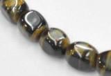 CTE32 15.5 inches 9*13mm freeform blue tiger eye beads wholesale