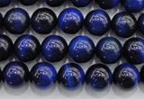 CTE416 15.5 inches 8mm round blue tiger eye beads wholesale