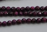 CTE471 15.5 inches 6mm faceted round red tiger eye beads wholesale