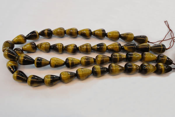 CTE610 15.5 inches 15*20mm teardrop yellow tiger eye beads wholesale