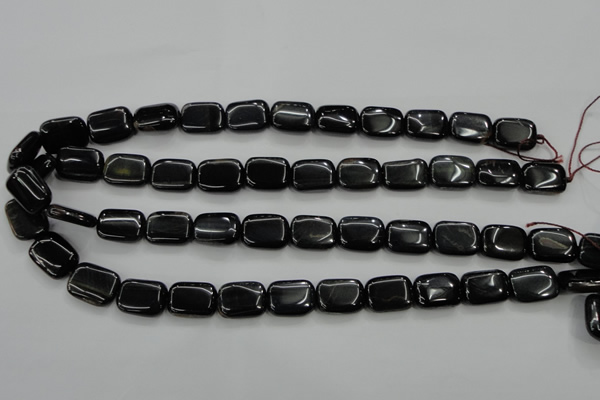 CTE71 15.5 inches 12*16mm rectangle blue tiger eye gemstone beads