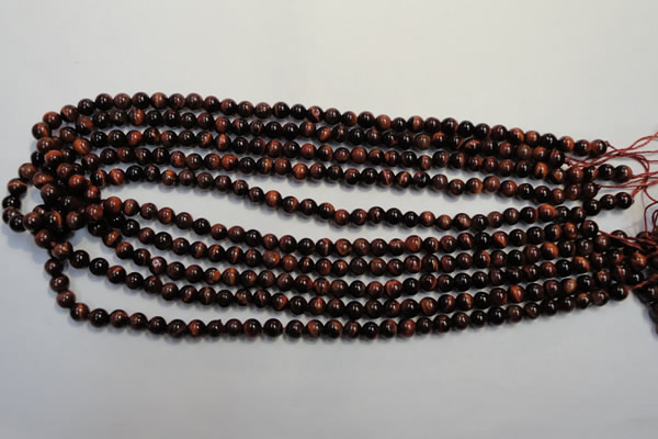 CTE83 15.5 inches 6mm round red tiger eye gemstone beads