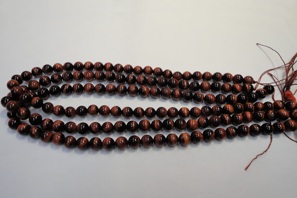 CTE84 15.5 inches 8mm round red tiger eye gemstone beads