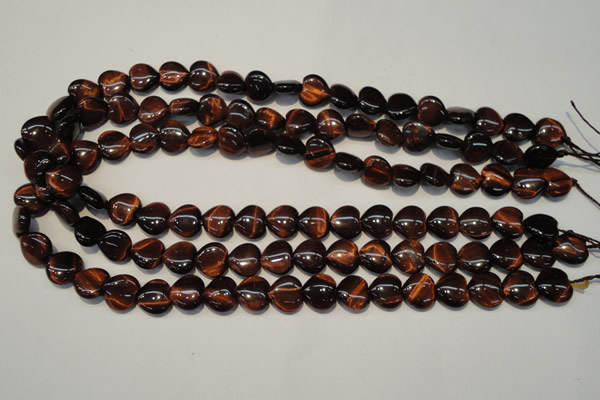 CTE890 15.5 inches 12*12mm heart red tiger eye beads wholesale