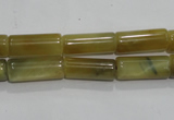 CTE910 15.5 inches 6*16mm tube golden tiger eye beads wholesale