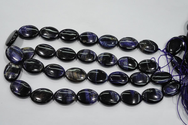 CTE955 15.5 inches 18*25mm oval dyed blue tiger eye beads wholesale