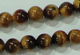 CTG02 15.5 inches 4mm round tiny tigers eye beads wholesale