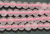 CTG07 15.5 inches 3mm round tiny rose quartz beads wholesale