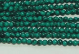 CTG101 15.5 inches 2mm round tiny synthetic malachite beads wholesale