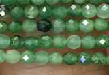 CTG1036 15.5 inches 2mm faceted round tiny African jade beads