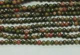 CTG104 15.5 inches 2mm round tiny unakite gemstone beads wholesale