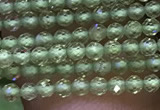 CTG1046 15.5 inches 2mm faceted round tiny peridot gemstone beads