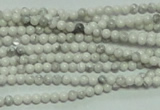 CTG105 15.5 inches 2mm round tiny white turquoise beads wholesale