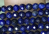 CTG1074 15.5 inches 2mm faceted round tiny dyed lapis lazuli  beads