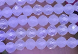 CTG1091 15.5 inches 2mm faceted round tiny quartz glass beads